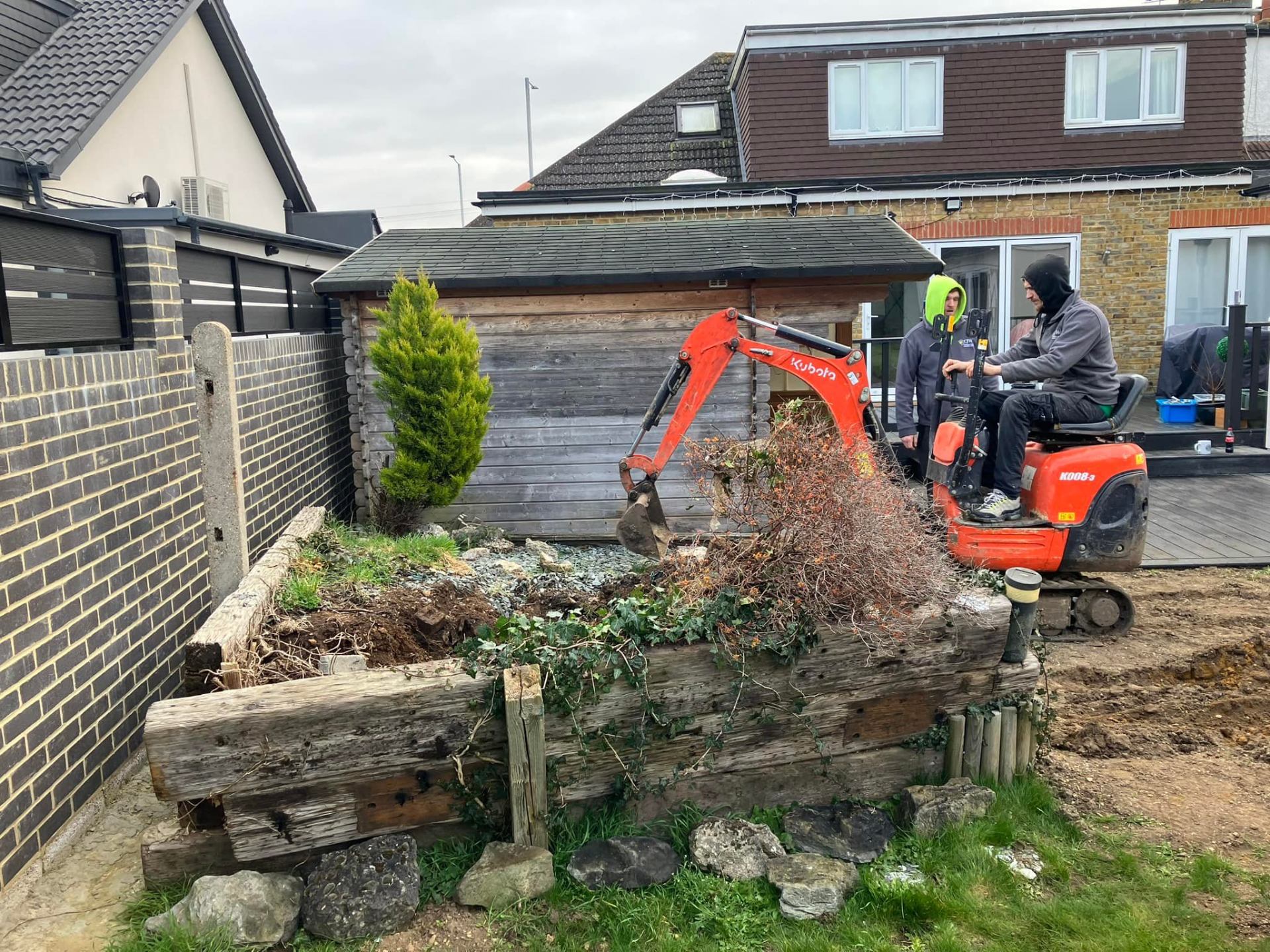 Controlled demolition and groundwork